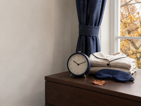 End of Daylight Saving Time Sleep Routine with Alarm Clock