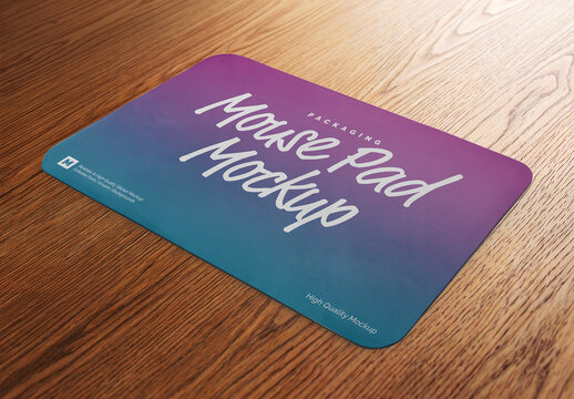 Mouse Pad Mockup Realistic Render for Branding and Commercial Use