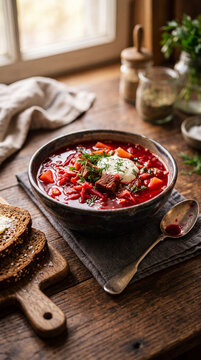 bowl of borscht