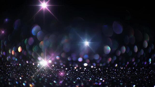 bioluminescent microscopic organisms in motion time-lapse