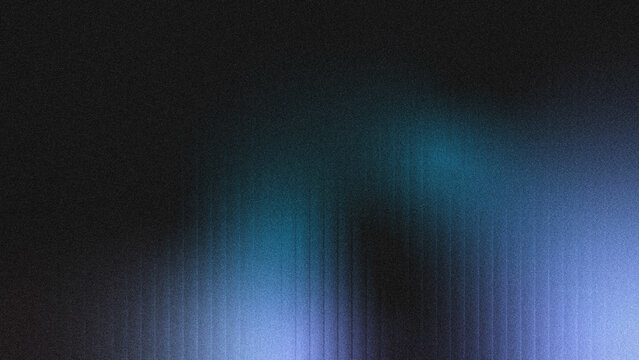 Dark textured abstract background featuring vertical grooves, grainy noise texture, smooth teal‑blue to lavender gradient glow on black base.