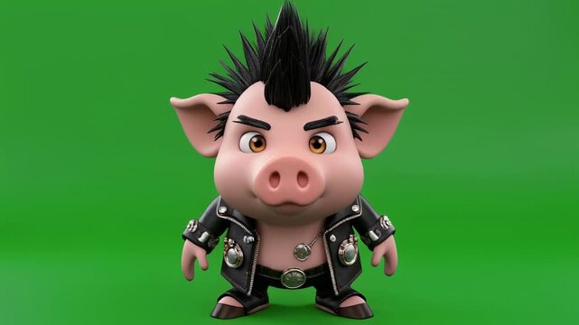 anime character with devil horns and tattoos smirking