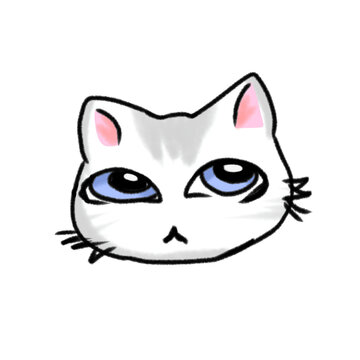 black, ginger, white, gray cat faces