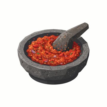 Sambal Ulek In Stone Mortar 202608011740