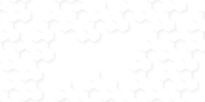 Background with hexagons . Abstract background with lines . white texture background . hexagon abstract background. Surface polygon pattern with glowing hexagon paper texture and futuristic business