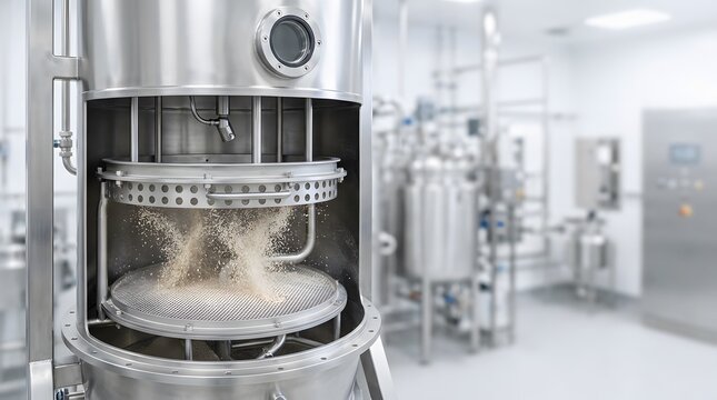 pharmaceutical fluidized bed dryer for powder processing and manufacturing