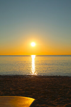 Sunrise on the island of Rhodes.