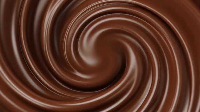 abstract chocolate swirl motion macro