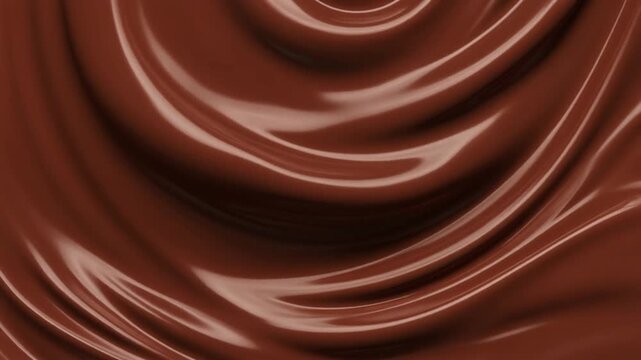 abstract chocolate texture flowing macro