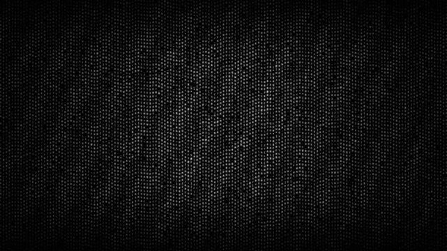 Dense Digital Data Grid Background With Tiny Glowing Alphanumeric Characters Resembling Static Noise Or Complex Macro Matrix Texture For Cyber Technology And Big Data Concepts