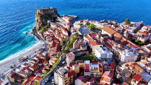 The city of Scilla in the Province of Reggio Calabria, Italy.