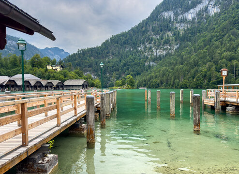 Sch&ouml;nau am K&ouml;nigssee, Berchtesgaden Alps, Bavaria, Germany