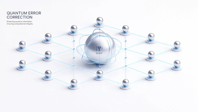 Network for Quantum Error Correction Protecting Qubit Integrity