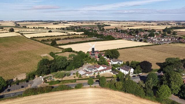 Skidby Windmill, Grade II listed windmill. Skidby, near Beverley,  East Riding of Yorkshire, England. built in 1821