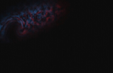 Abstract cosmic background with swirling blue and red nebula clouds in deep space © rahul09