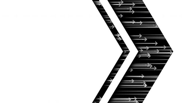 Black and white minimalist title text image background dynamic video material
