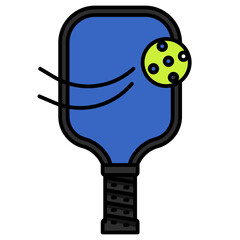 Fototapeta premium pickleball icon