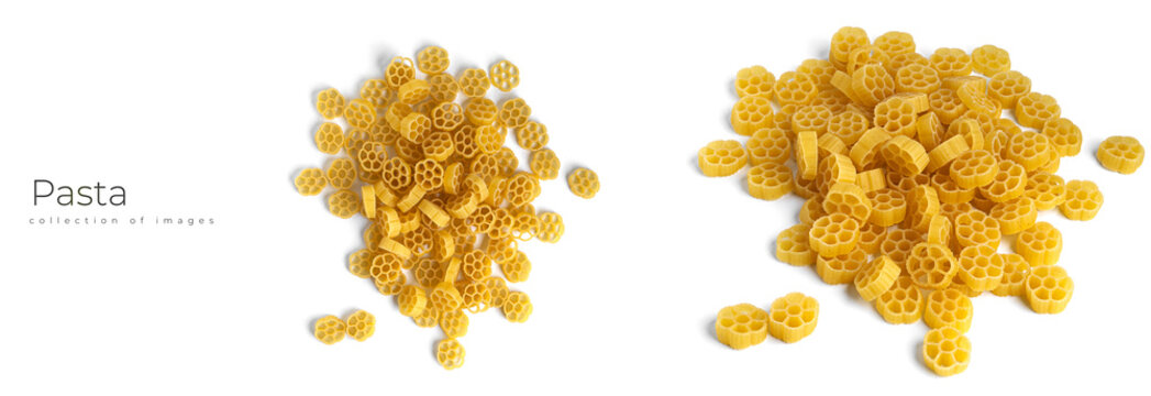 Pasta isolated on white background. High quality photo