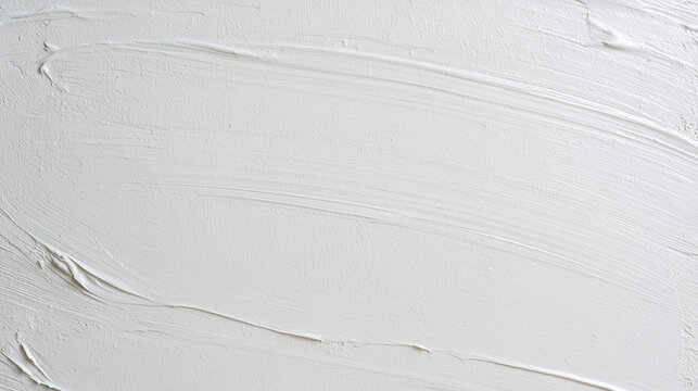 Elegent photo of White acrylic paint texture isolated on white background. This thick impasto brush stroke surface is ideal for modern minimalist art backdrops.