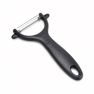 Handheld vegetable peeler with sharp blade and ergonomic handle
