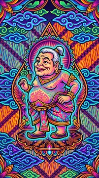 &ldquo;Neon Semar Punakawan&rdquo;