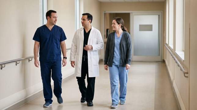 Stewardship team continues discussion after clinical rounds