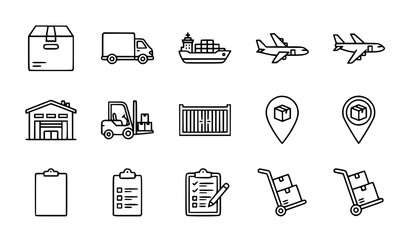 Fototapeta premium real estate icon set