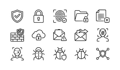 Fototapeta premium set of vector icons for web