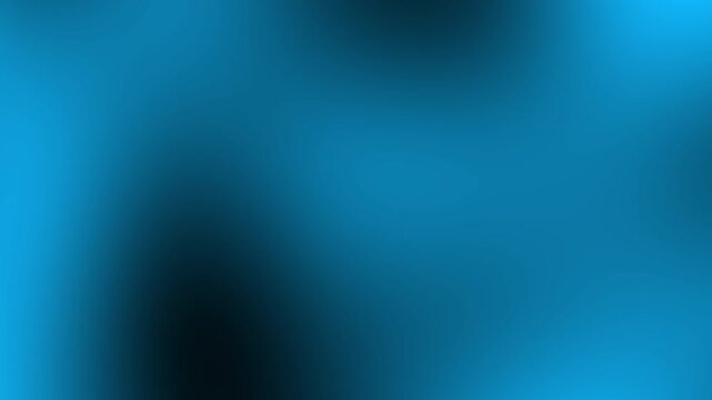 Abstract blue light leaks on black background for video transition and vhs effect. Fluid glowing blue shapes moving smoothly across the screen for cinematic overlays and motion graphics.