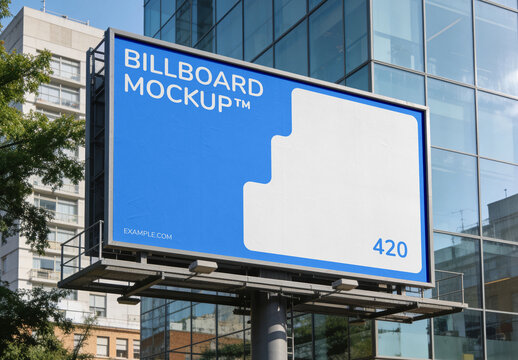 Huge Horizontal Billboard Mockup