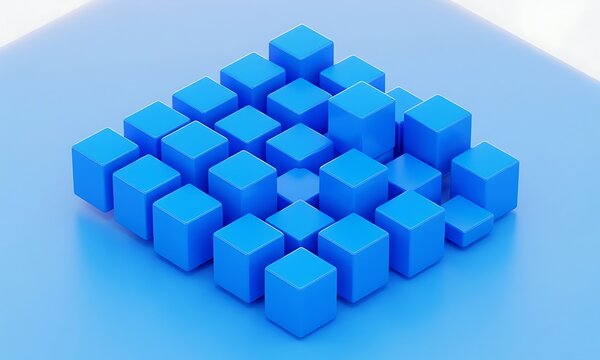 pyramid of cubes