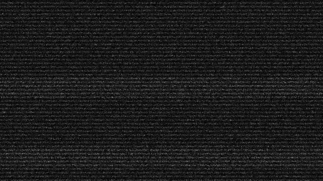 Retro cctv vhs grainy black background with dense white binary code pattern. Ideal for tech, surveillance, cybersecurity concepts.