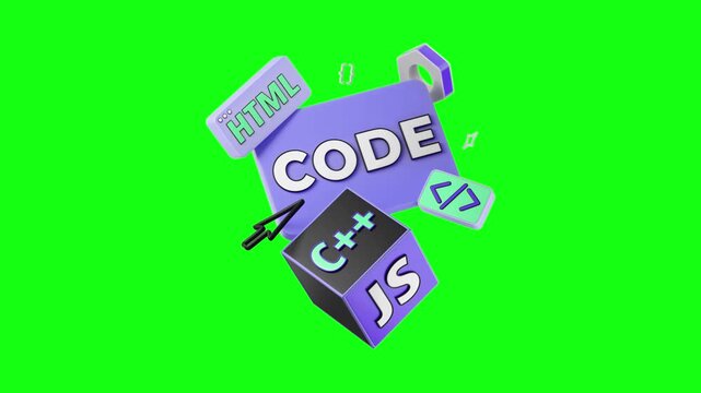 shield icon, background, green screen, animation