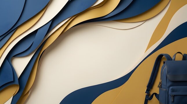 abstract background with waves