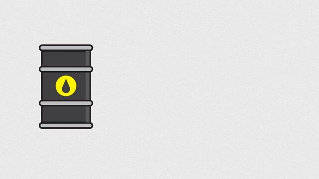 Oil Barrel Footage Icon