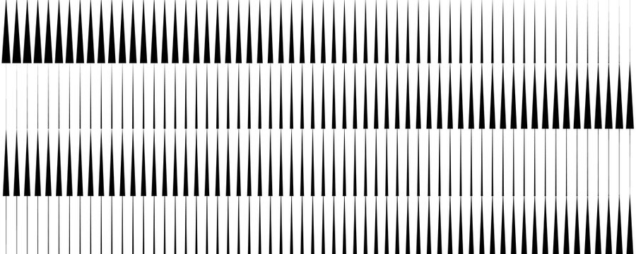 Halftone gradient lines pattern. Faded halftone black lines. Faded gradient background. Horizontal abstract geometric texture with parallel lines.