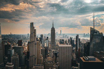 Naklejka premium new york skyline