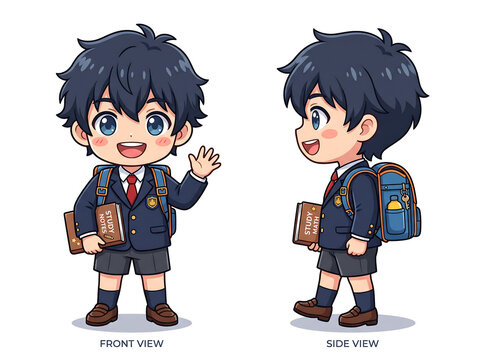 Cute Chibi Characther on Duty