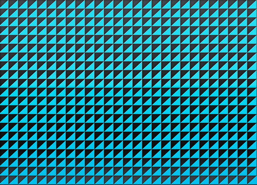 Patr&oacute;n geom&eacute;trico abstracto de tri&aacute;ngulo cian y negro