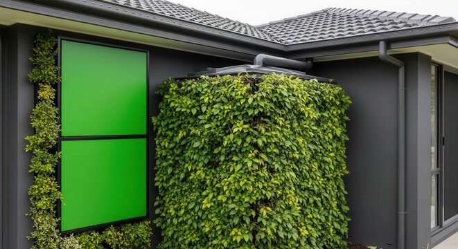 Modern Home Features Sustainable Greenery And Water Harvesting System