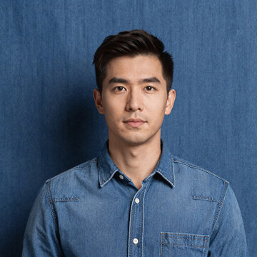 Blueprint Texture Jeans. Textured Blue Denim Backdrop