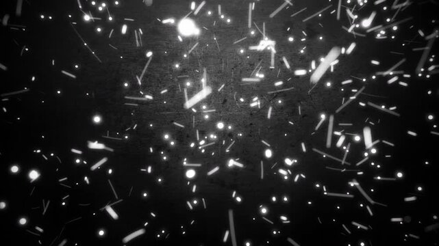 Abstract animation of glowing energy particles converging and forming a bright burst of light, ideal for power, technology, and dynamic branding projects. Seamless motion graphics perfect for logo rev