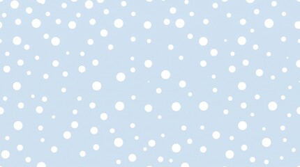 Blue polka dot snow pattern © Aimen