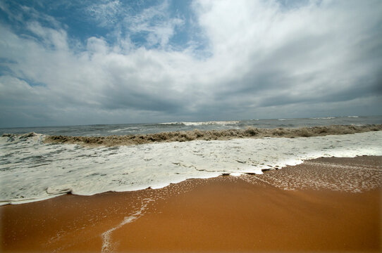 Mararikulam sandy beach, Alappuzha, Kerala, India