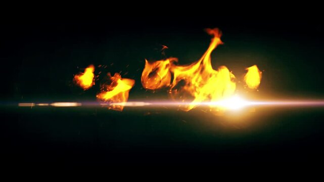 Dramatic cinematic animation with dynamic light, smoke, and motion elements, ideal for action movie trailers, title sequences, and high-impact video intros. Seamless motion graphics perfect for entert