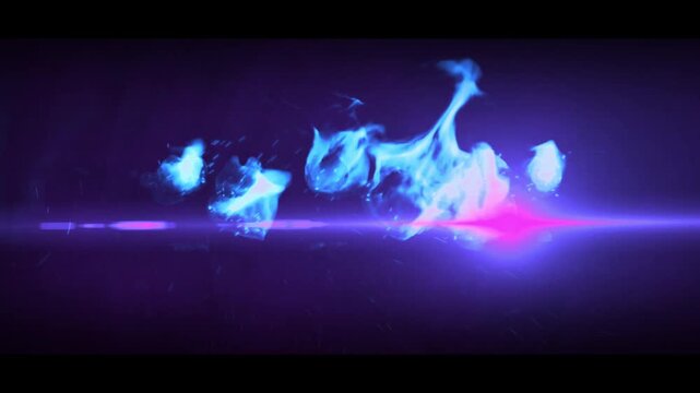 Dramatic cinematic animation with dynamic light, smoke, and motion elements, ideal for action movie trailers, title sequences, and high-impact video intros. Seamless motion graphics perfect for entert