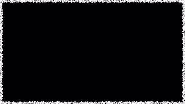Grunge Rough Border Frame Overlay, Distressed Hand Drawn Border Frame, Rough White Frame Texture Overlay, Grunge Edge Border Motion Graphic