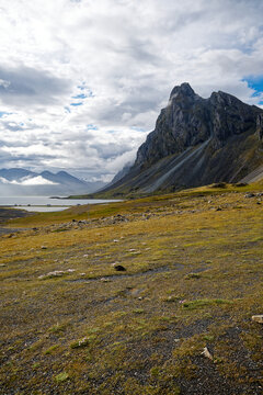 Dramatic Peak of Eystrahorn Mountain in East Iceland