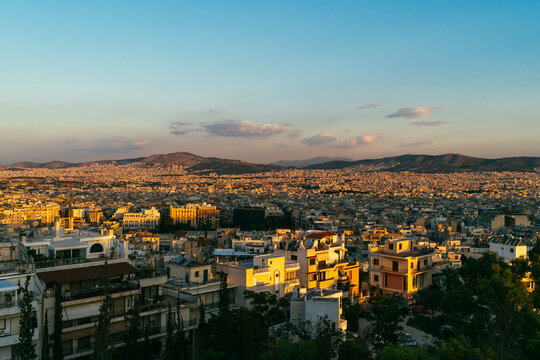 Morning Light Over Athens