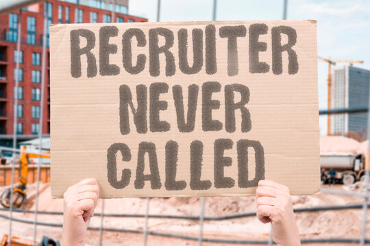 "Recruiter Never Called" A promised follow-up after the second round never happened. FOLLOWUP. GHOST. INTERVIEW. JOB. SILENCE.